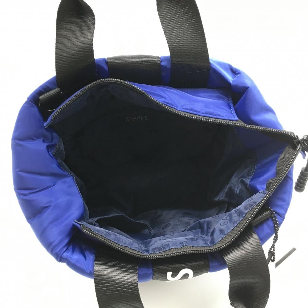 超美品】パーリーゲイツ カートバッグ ブルー×黒 ショルダーストラップ