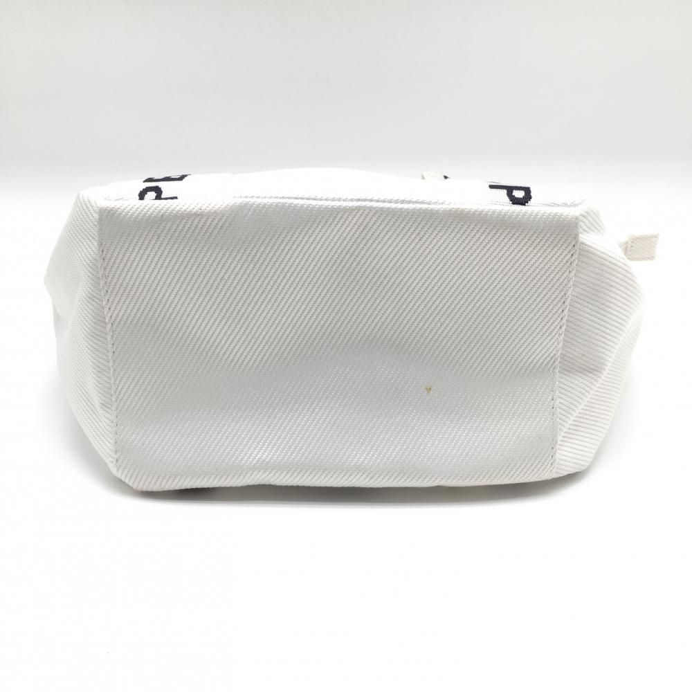 パーリーゲイツ カートバッグ 白 ロゴ 内外ポケットゴルフ PEARLY