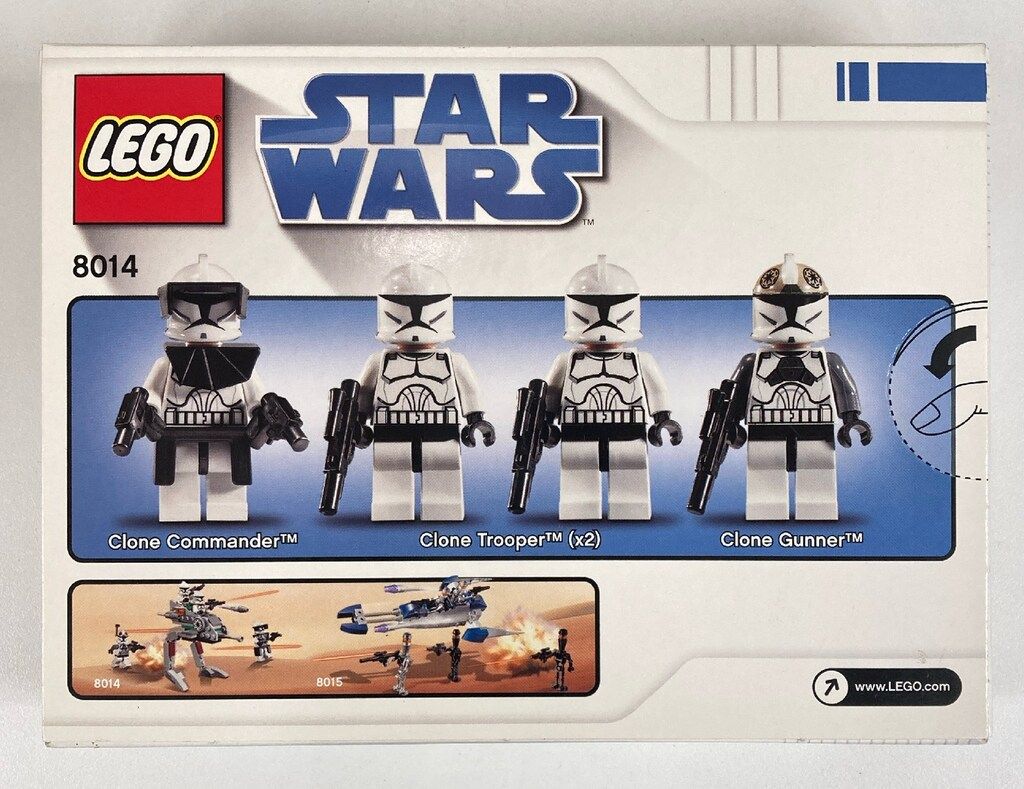 LEGO TOY CLONE WALKER BATTLE PACK 8014