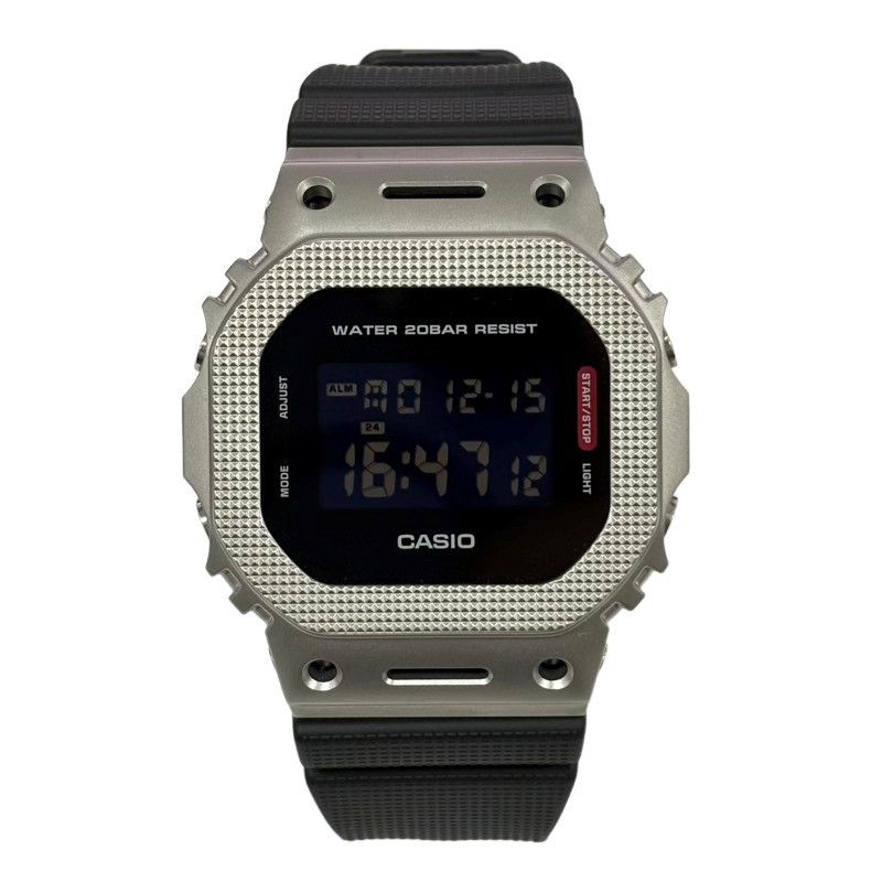 CASIO カシオ G-SHOCK MODERN GM-5600 M-1 JF 腕時計メンズ クオーツ ブラック文字盤 動作品