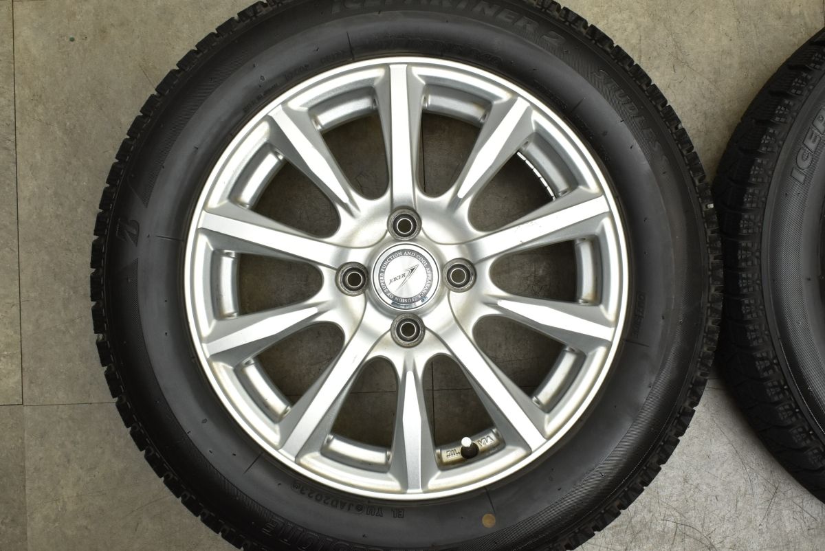  バリ溝 ジョーカー 15 in 5 J 42 PCD 100 アイスパートナー2 175 65 R フィールダー アクア ヴィッツ フィット スイフト イグニス 15インチ タイヤ ホイールセット