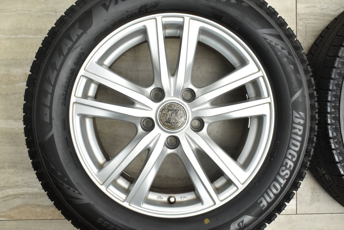イボ付タイヤ ゼファー 16 in 6 5 J 38 PCD 114 3 ブリザックVRX 215 55 R FCシビック ステップワゴン レクサスIS ノア ヴォクシー