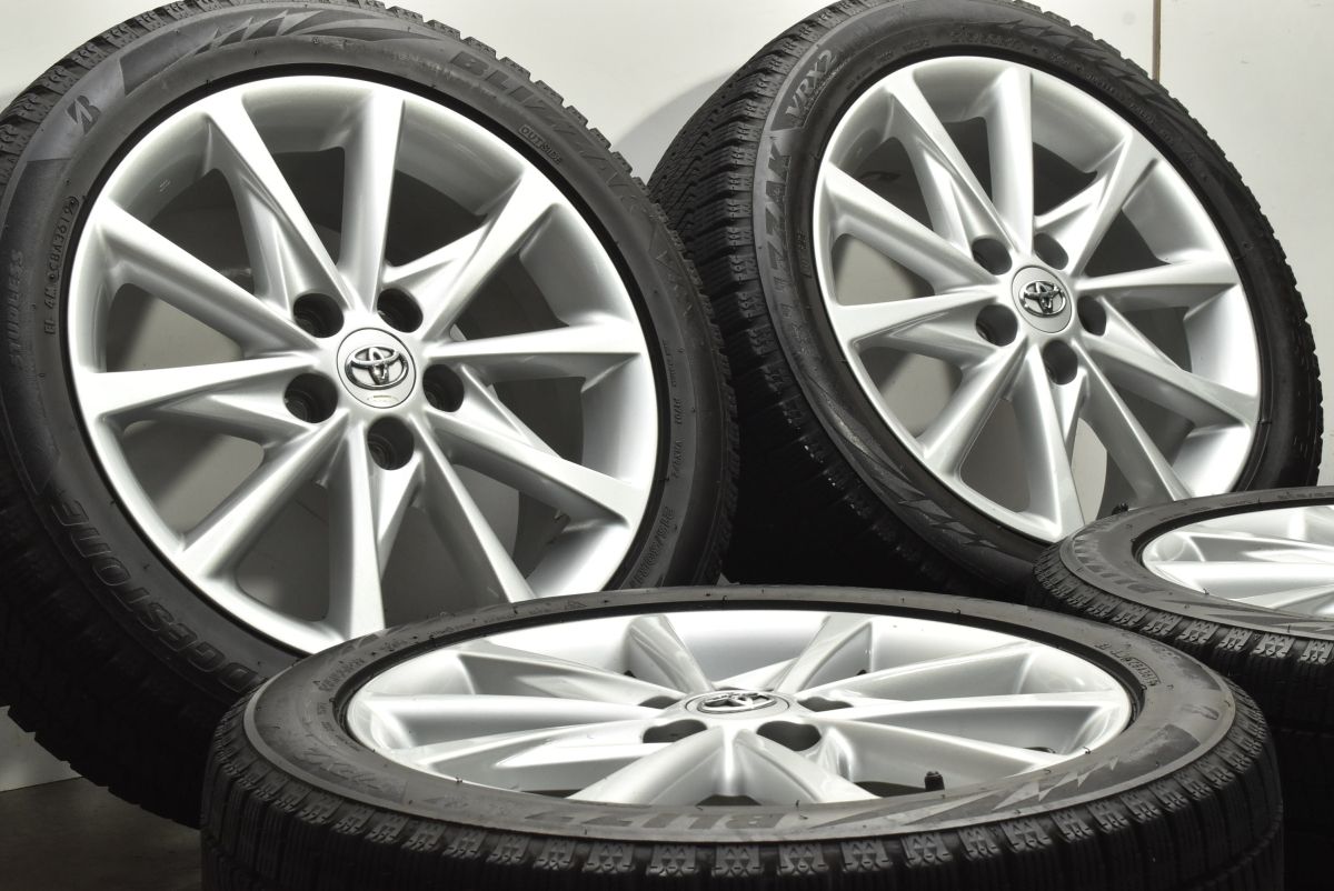 バリ溝】トヨタ プリウスα 純正 17in 7J+45 PCD114.3 ブリヂストン