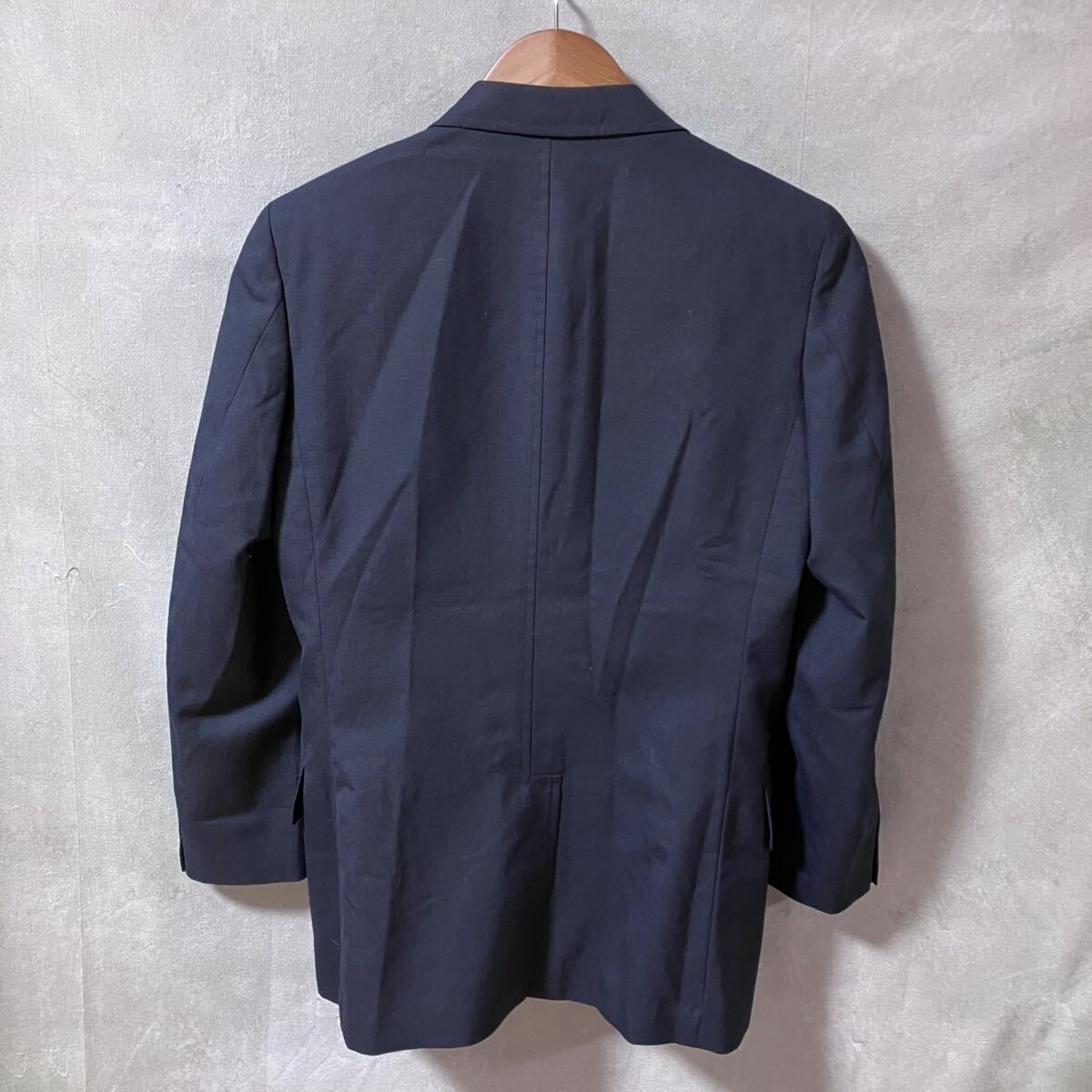 VAN JAC ヴァンヂャケット ポリエステルウール スクールサージ 段返り