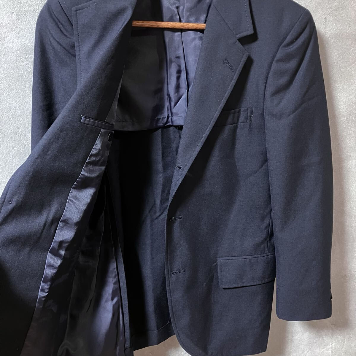 VAN JACKET ヴァンジャケット テーラードジャケット 紺ブレ 段返り L VAN JACKET ヴァンジャケット テーラードジャケット 紺ブレ 段返り L