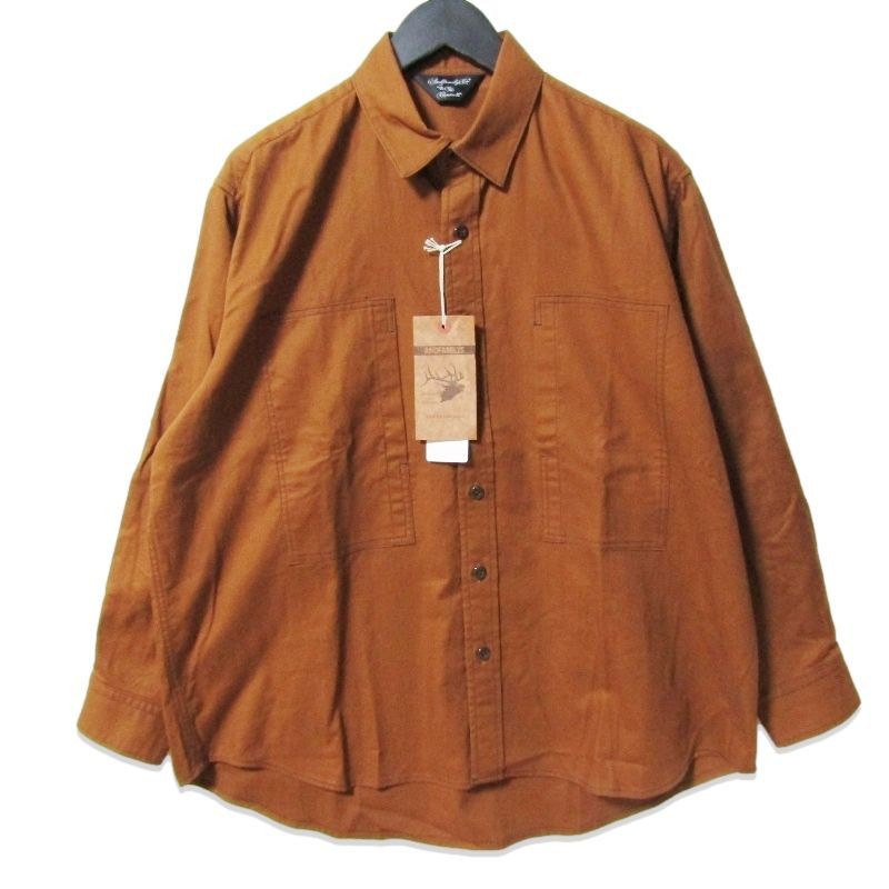 アンドファミリー 長袖ワークシャツ SHL 2504807 Multi Pocket Work Shirts WN ウォールナット 1