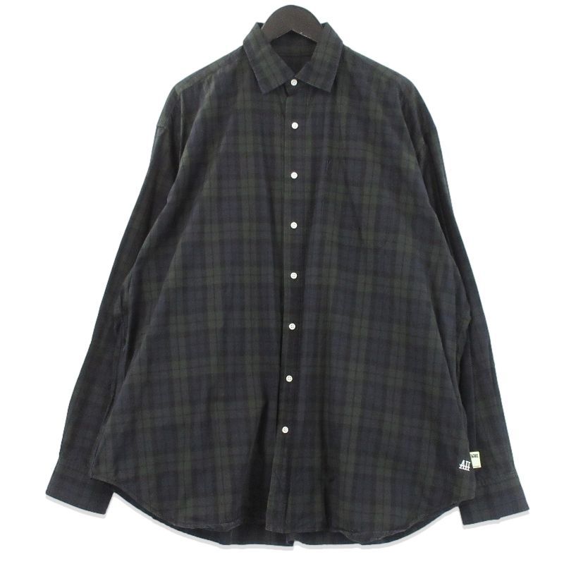 BEAMS SSZ AH H ビームス BIG SHIRT 11 5940 139 19 AW エスエスズィー ビッグサイズ 長袖シャツ ブラックウォッチ F