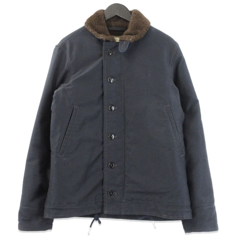 THE REAL McCOY S リアルマッコイズ N 1 デッキジャケット DECK JACKET コットン ネイビー 40