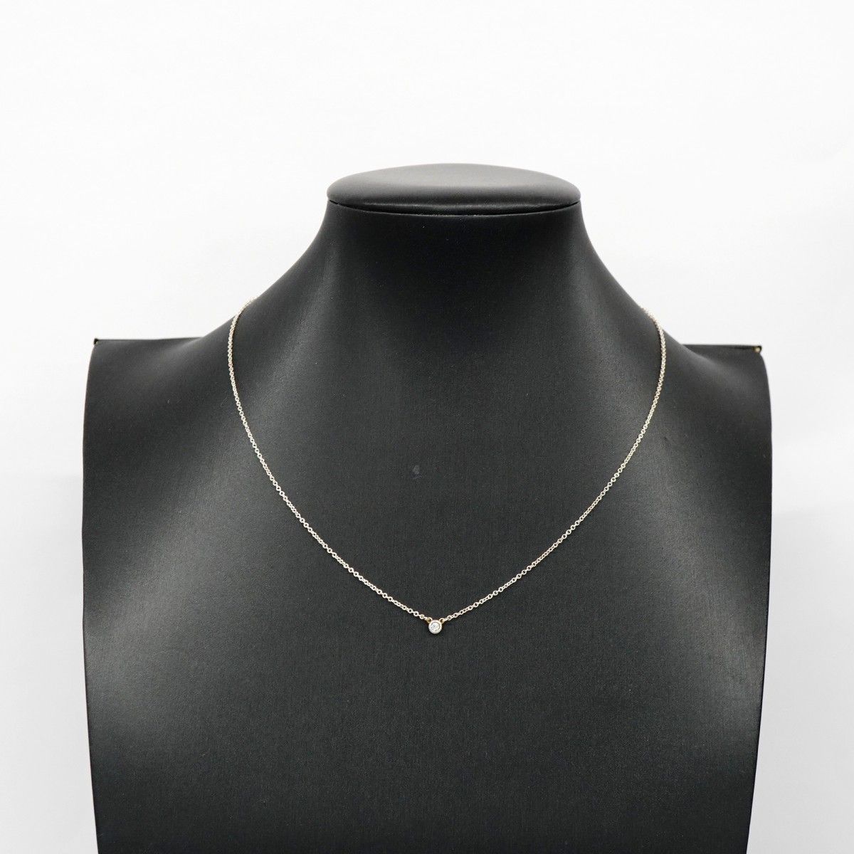 5jpb0266】ティファニー ネックレス バイザヤード 1PD シルバー925