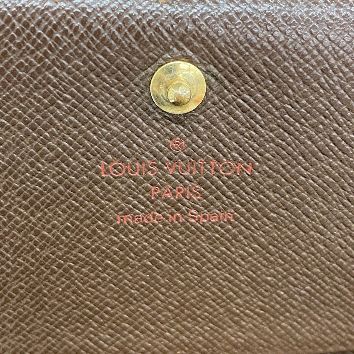 5pb2753】ルイヴィトン 財布 ダミエ ポルトモネビエトレゾール N61730