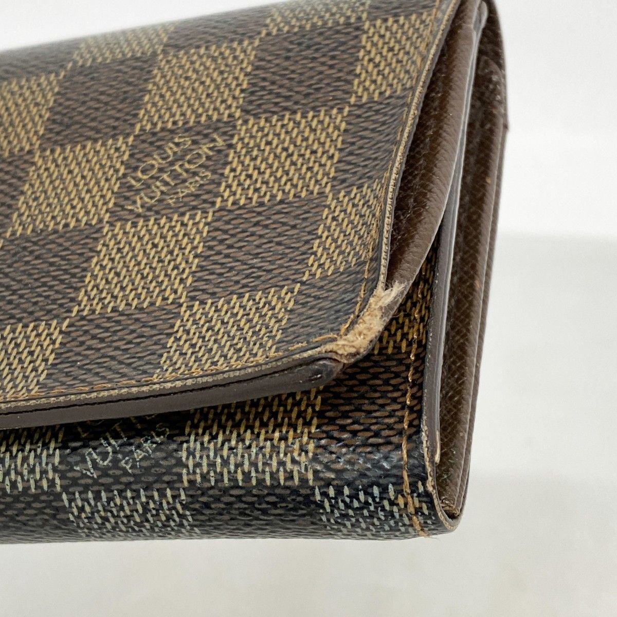 ルイヴィトン　ポルトモネビエトレゾール　ダミエ　　N61730 折り財布 12060337.jpg