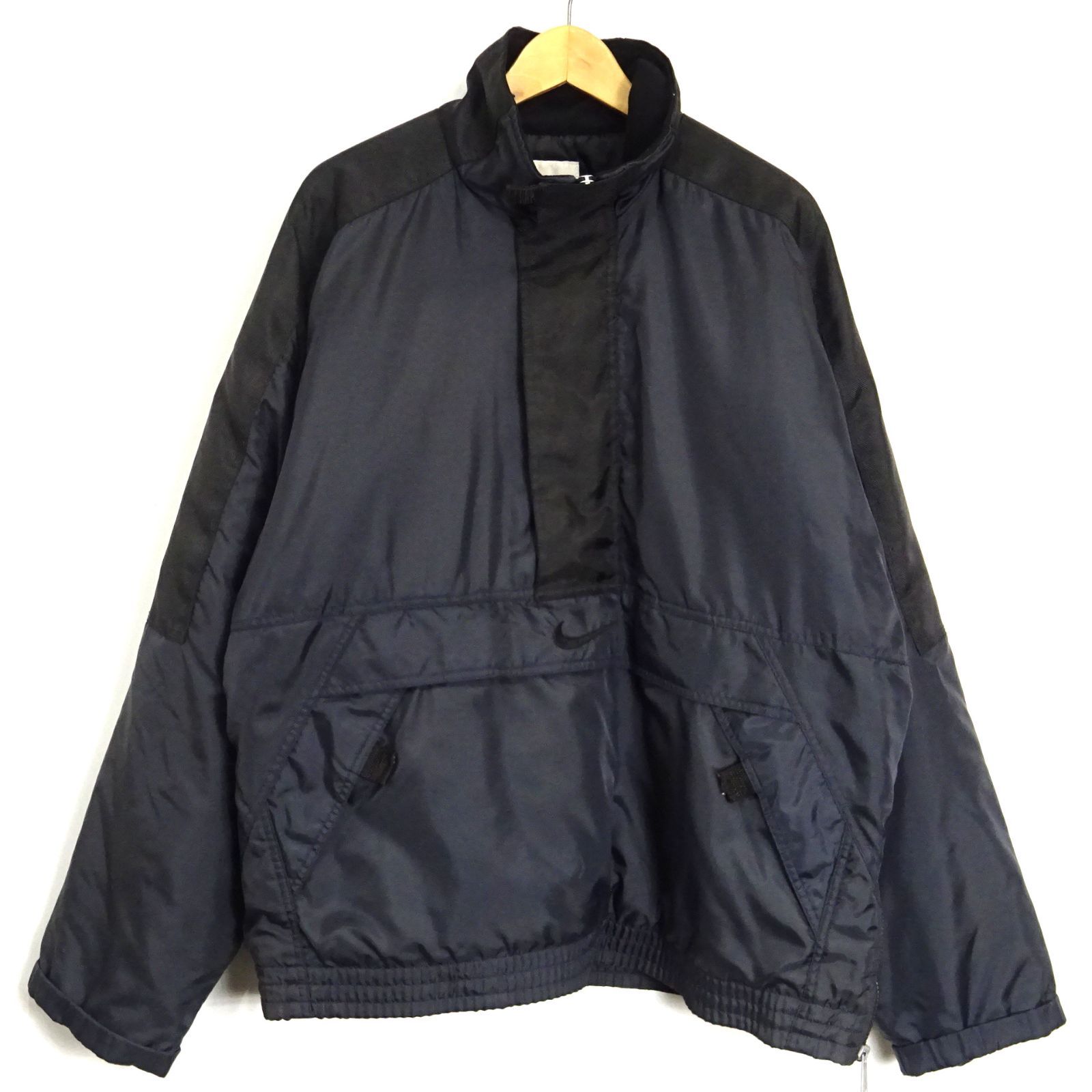 NIKE ナイキ ハーフジップナイロンジャケット H60409TST Lサイズ 
