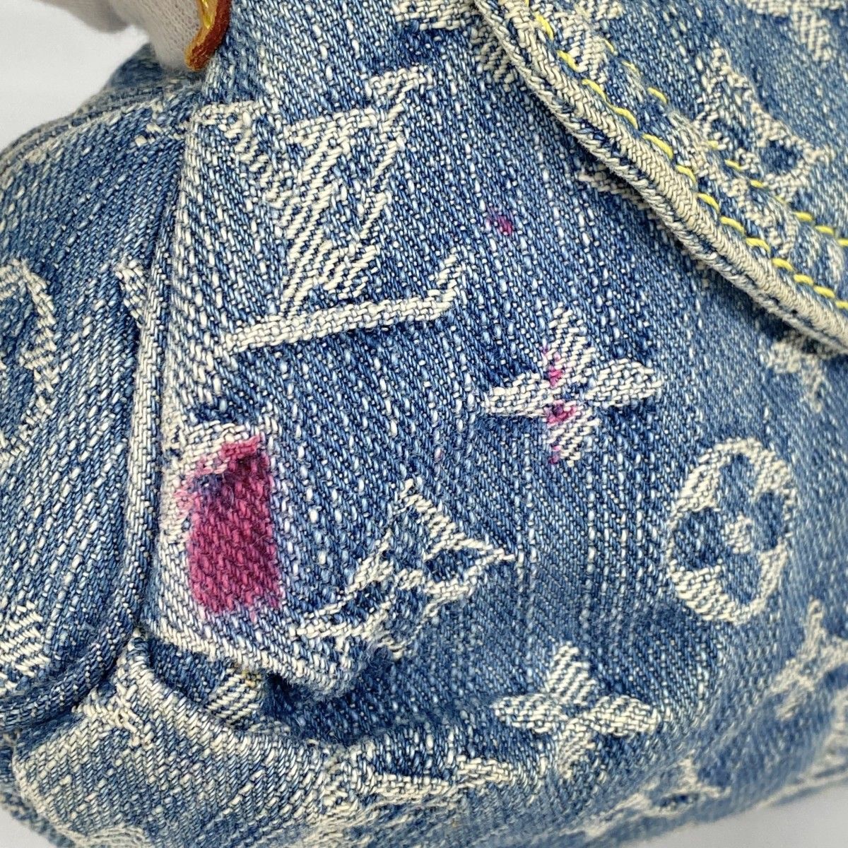 5pb2942】ルイヴィトン ハンドバッグ モノグラム・デニム ミニ