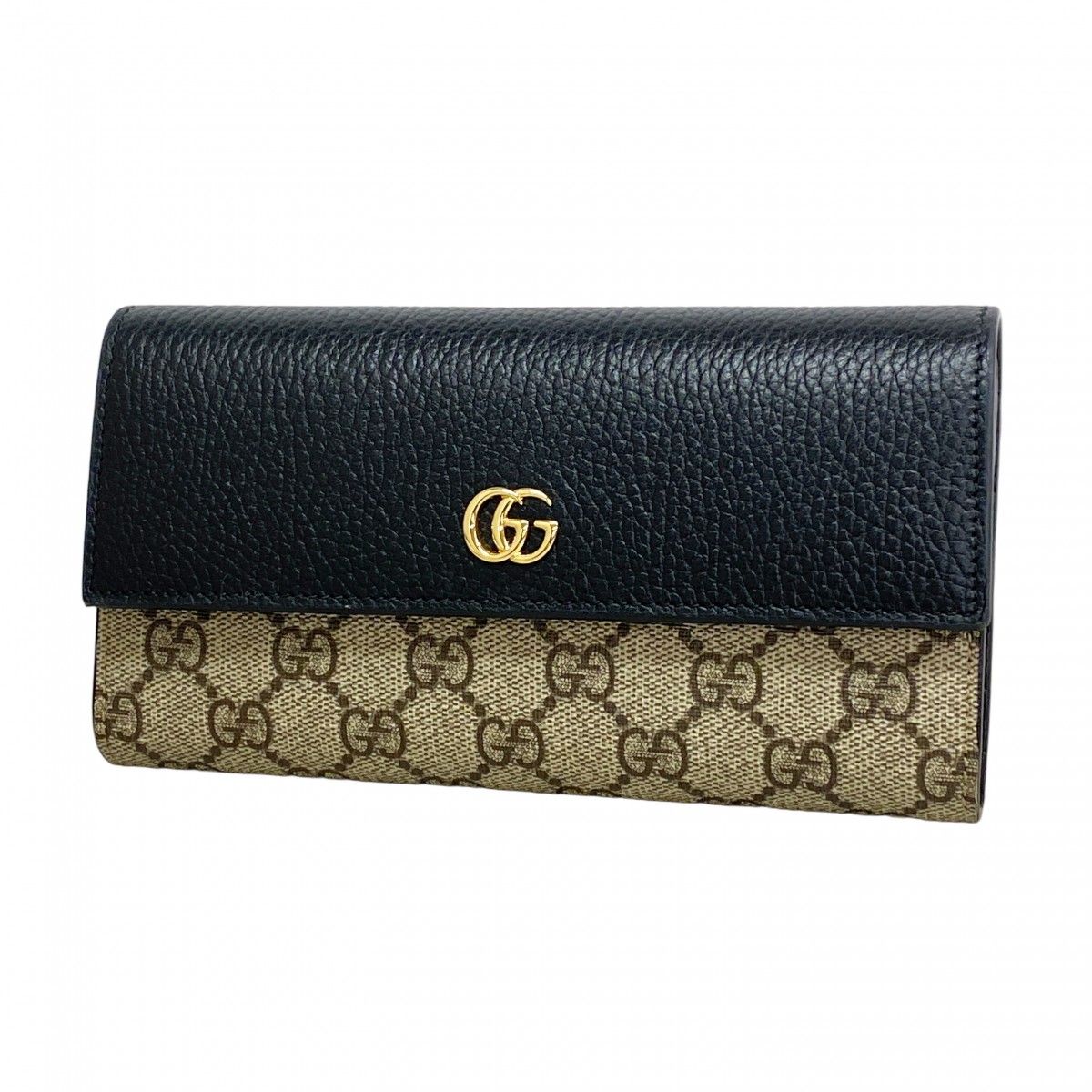 079箱付✨極美品✨グッチ 財布 GGマーモント×GGスプリーム PVC×レザー 079箱付✨極美品✨グッチ 財布 GGマーモント×GGスプリーム PVC×レザー