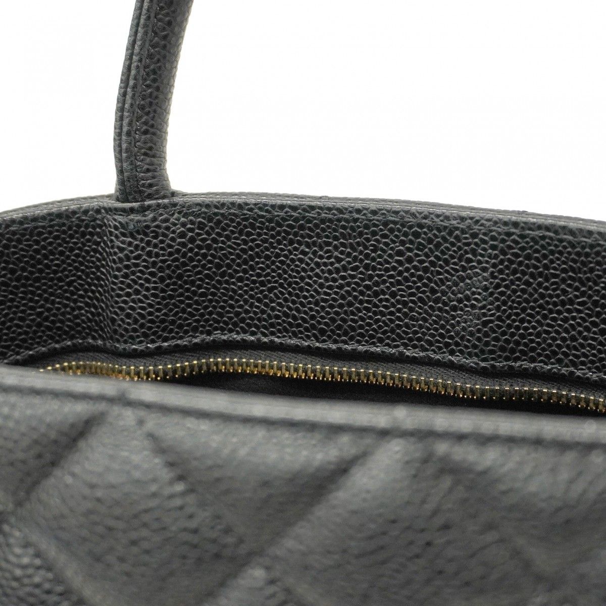  5 pc 3184-k シャネル トートバッグ 復刻トート キャビアスキン ブラック ゴールド金具 レディース トートバッグ バッグ