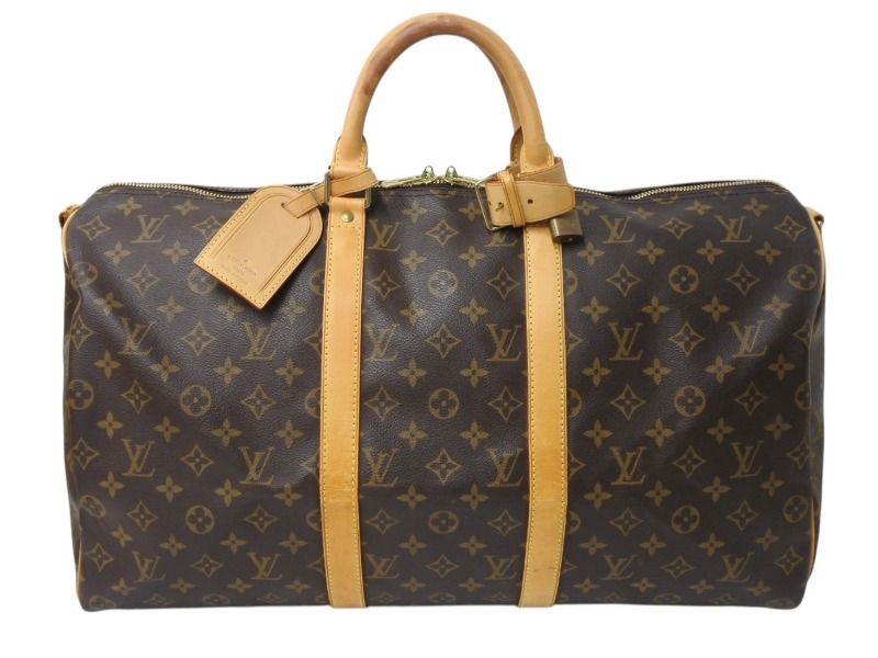 LOUIS VUITTON ルイヴィトン キーポル バンドリエール 50 モノグラムキャンバス M 41416 ボストンバッグ 4 b 002404
