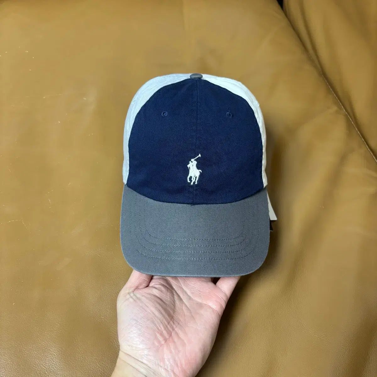 ポロ x ビームス トリプル ポニー 6パネル ベースボールキャップ 帽子