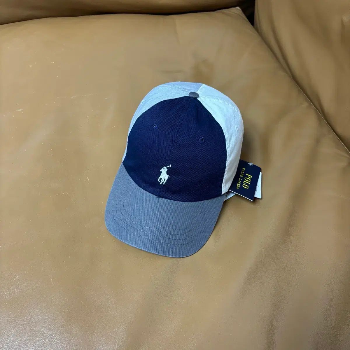 ポロ x ビームス トリプル ポニー 6パネル ベースボールキャップ 帽子