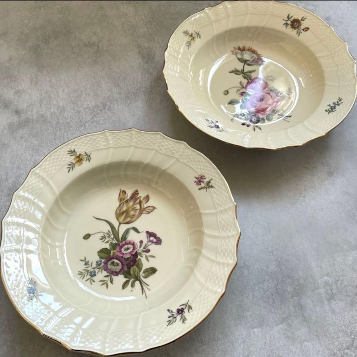 ロイヤルコペンハーゲンフリセンボー　ボール、leafプレート２枚 一級 美品ヴィンテージ ロイヤルコペンハーゲン フリセンボー 22㎝ 深