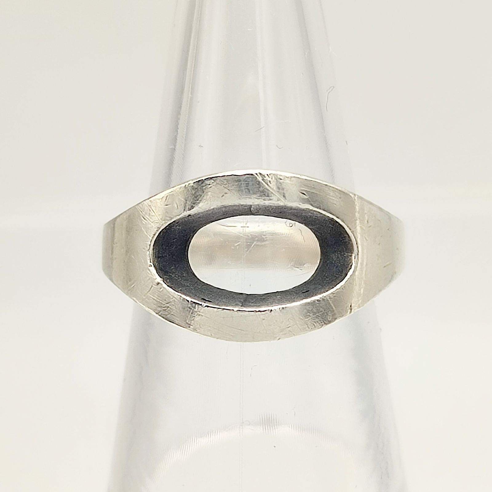 Dr MONROE ドクターモンロー オーバルホールリング SILVER シルバー925 15号