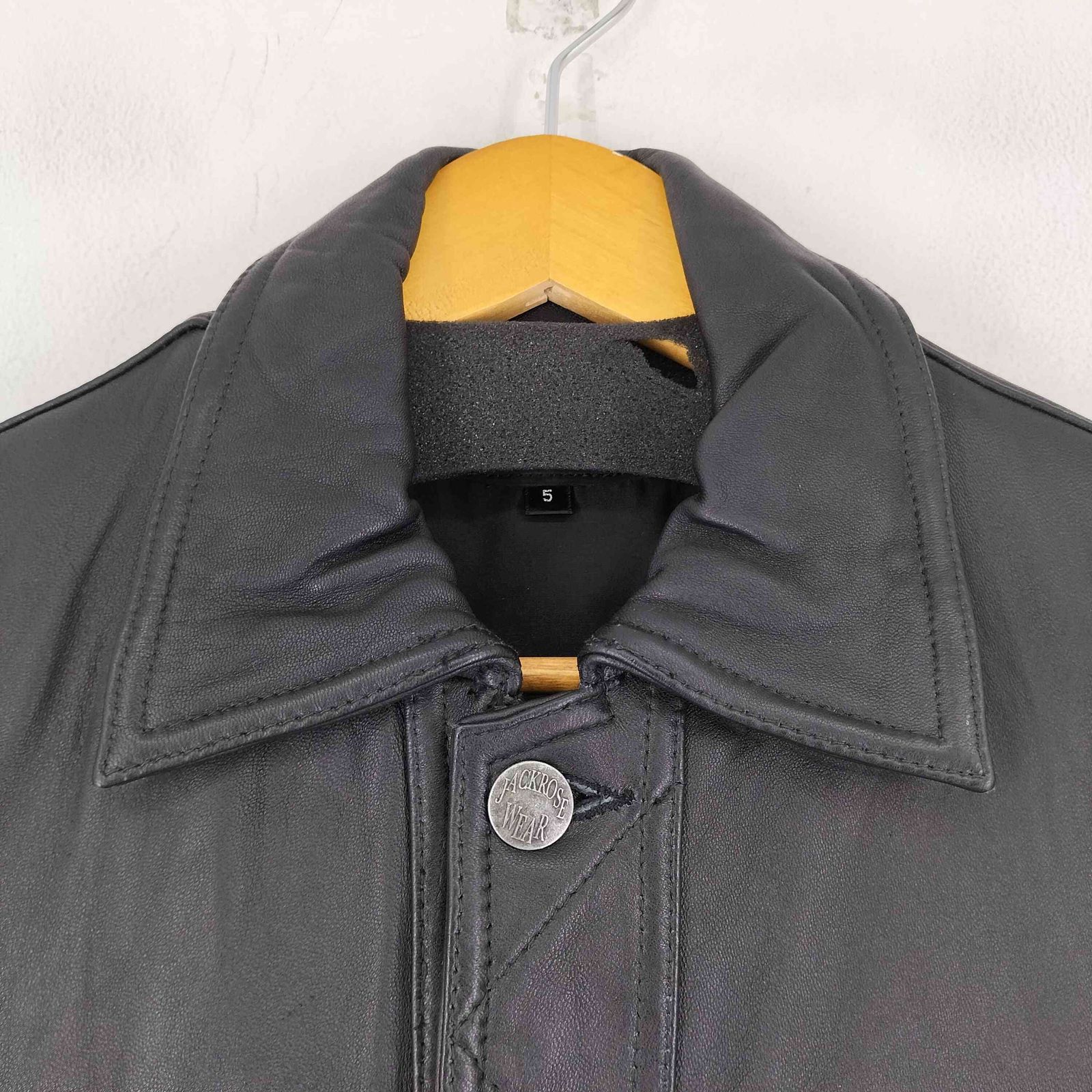 ジャックローズ JACKROSE 羊革レザートラッカージャケット メンズ 5