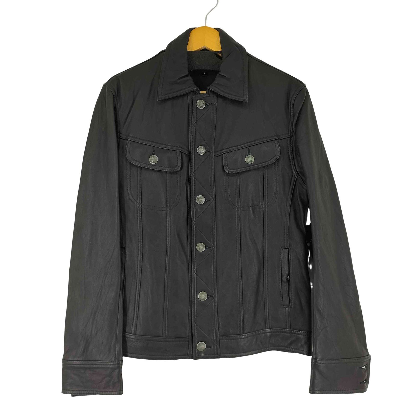 ジャックローズ JACKROSE 羊革レザートラッカージャケット メンズ 5