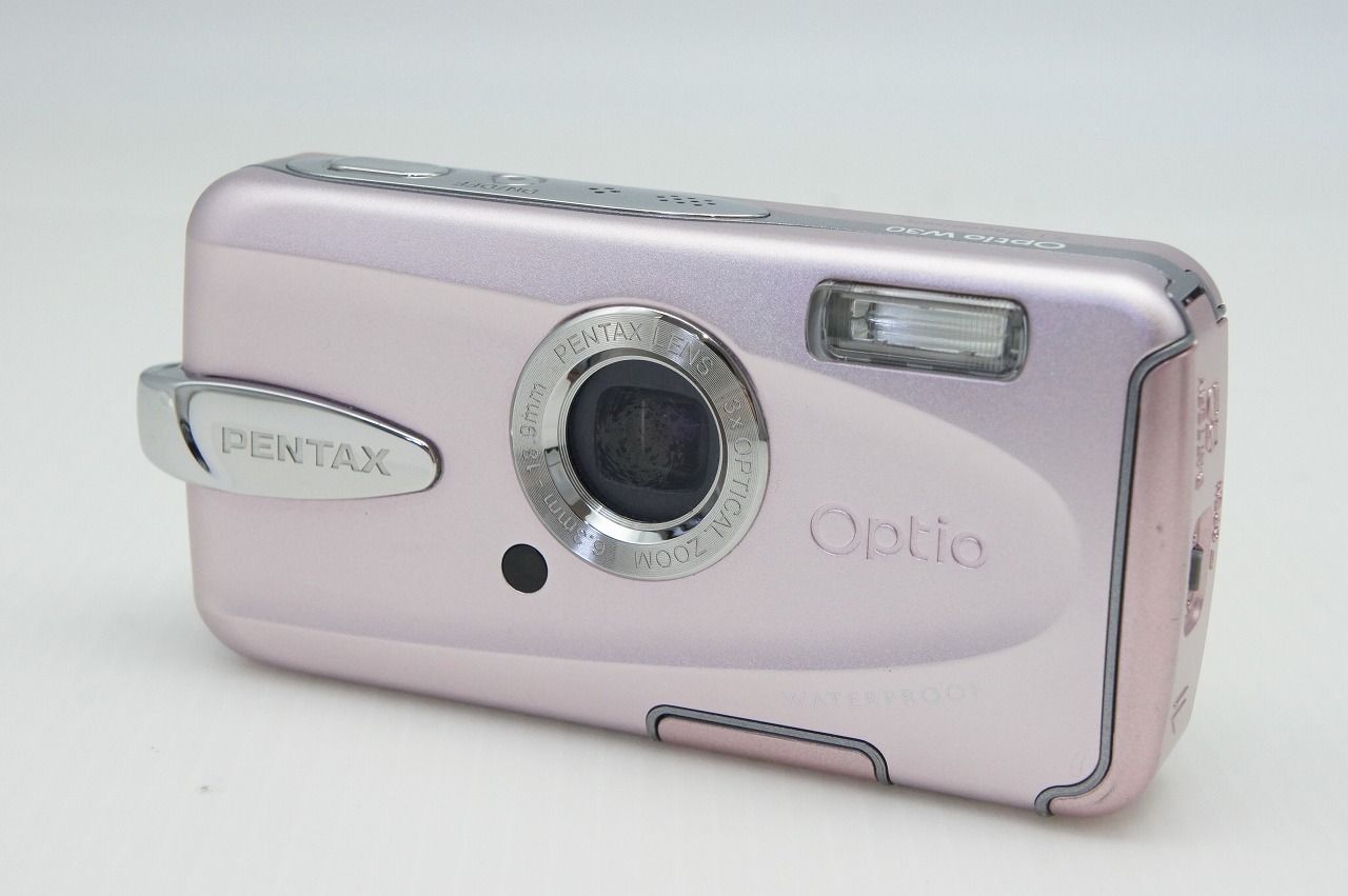 良品 PENTAX ペンタックス Optio W30 コンパクトデジタルカメラ ピンク