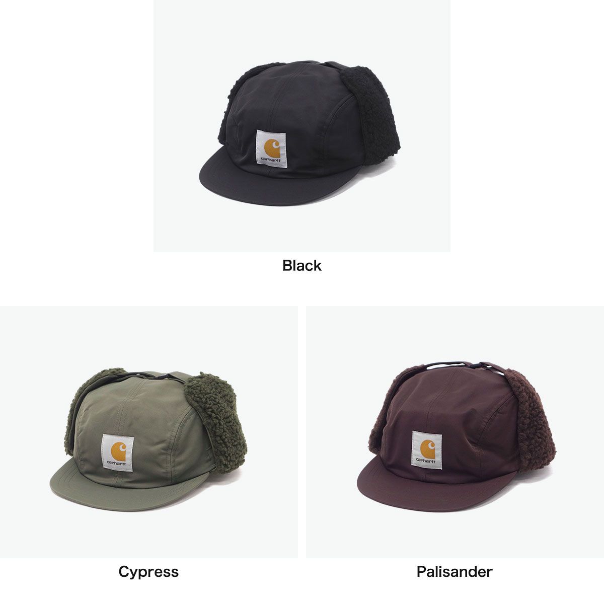 日本 カーハート 帽子 メンズ レディース 冬 秋 耳当て付 キャップ Carhartt WIP 秋冬 暖かい フライトキャップ パイロットキャップ つば ボア おしゃれ ミリタリー OLTERA EAR GUARD CAP I 035409