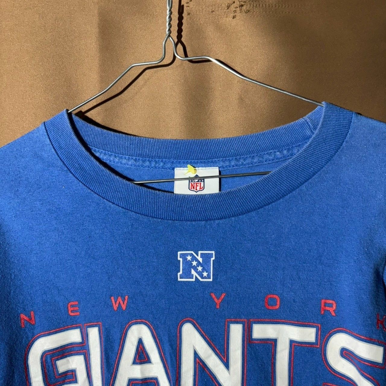 NFL ジャイアンツ ロンT ブルー L 長袖Tシャツ プリント GIANTS