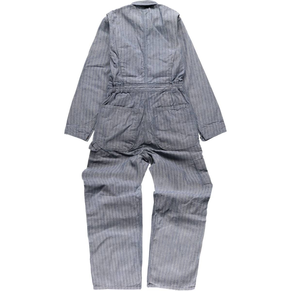 古着 70年代 ジェイシーペニー J C Penney BIGMAC ビッグマック HBT ヘリンボーンツイル 長袖 オールインワン つなぎ eaa 596190