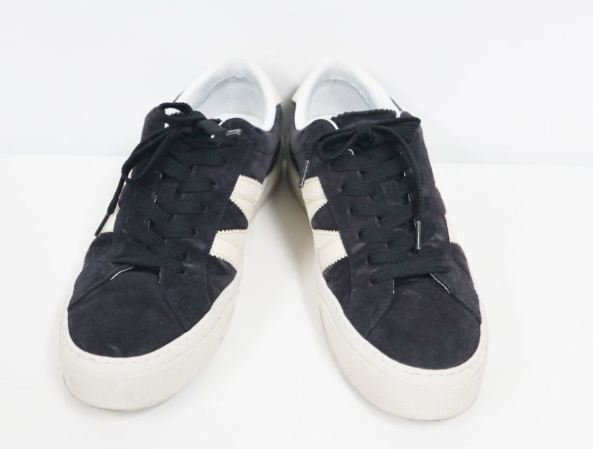 モンクレール MONCLER スニーカー MONACO 2 モナコ ネイビー 4 M 00180 6070 メンズ ローカット スエード 靴