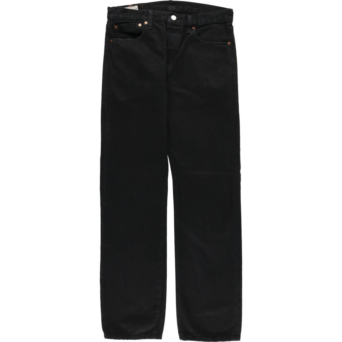 古着 リーバイス Levi s 501 LEVI‘S PREMIUM ブラックデニム ストレートデニムパンツ メンズw 33相当 eaa 598815
