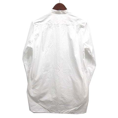 ワイズ Y s ヨウジヤマモト ブロード バンド シャツ ブラウス 長袖 コットン ホワイト 白 1 YH-B 13-001