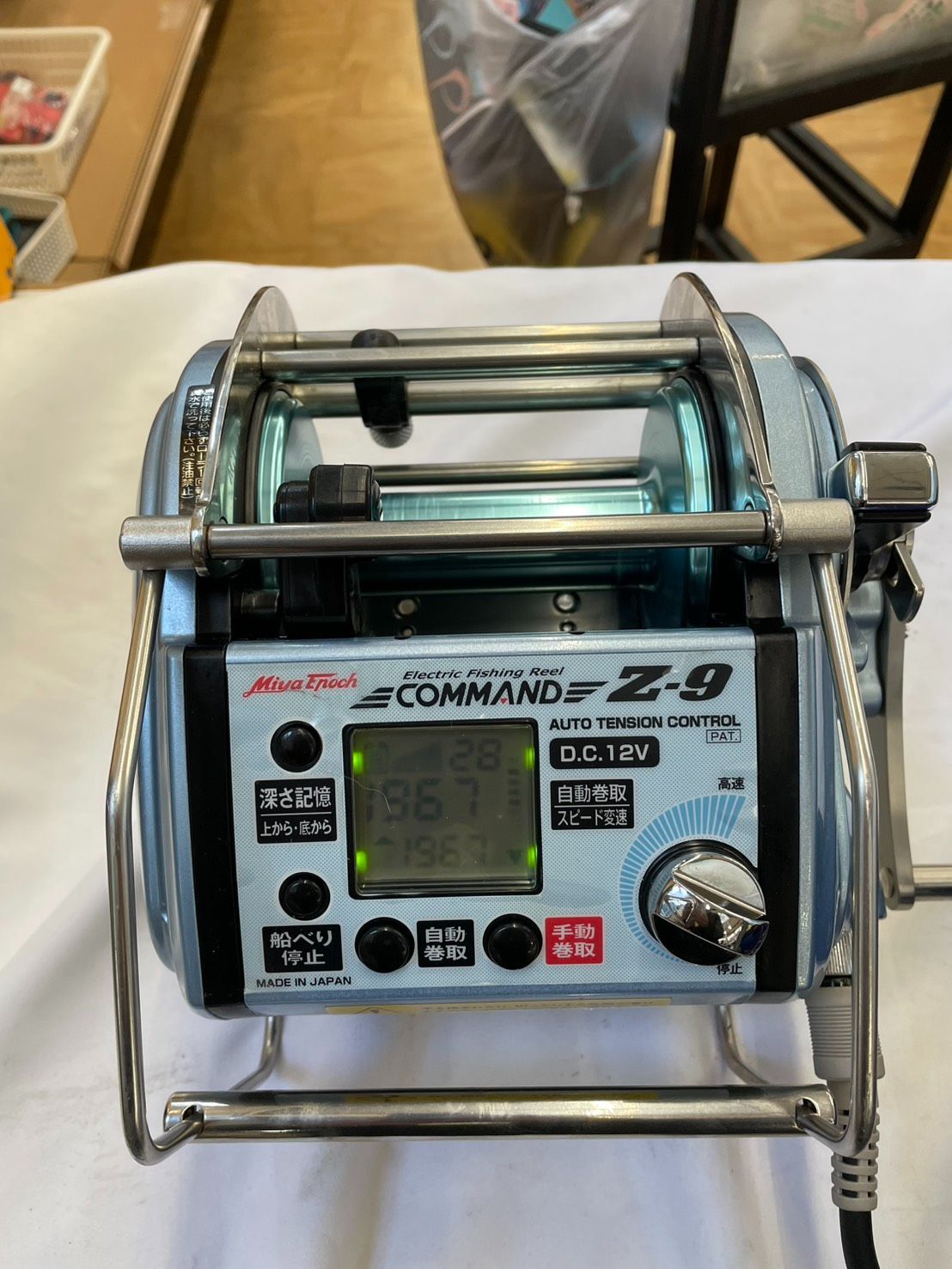 送料無料 美品 ミヤマエ ミヤエポック コマンドZ－9 12V 大型電動