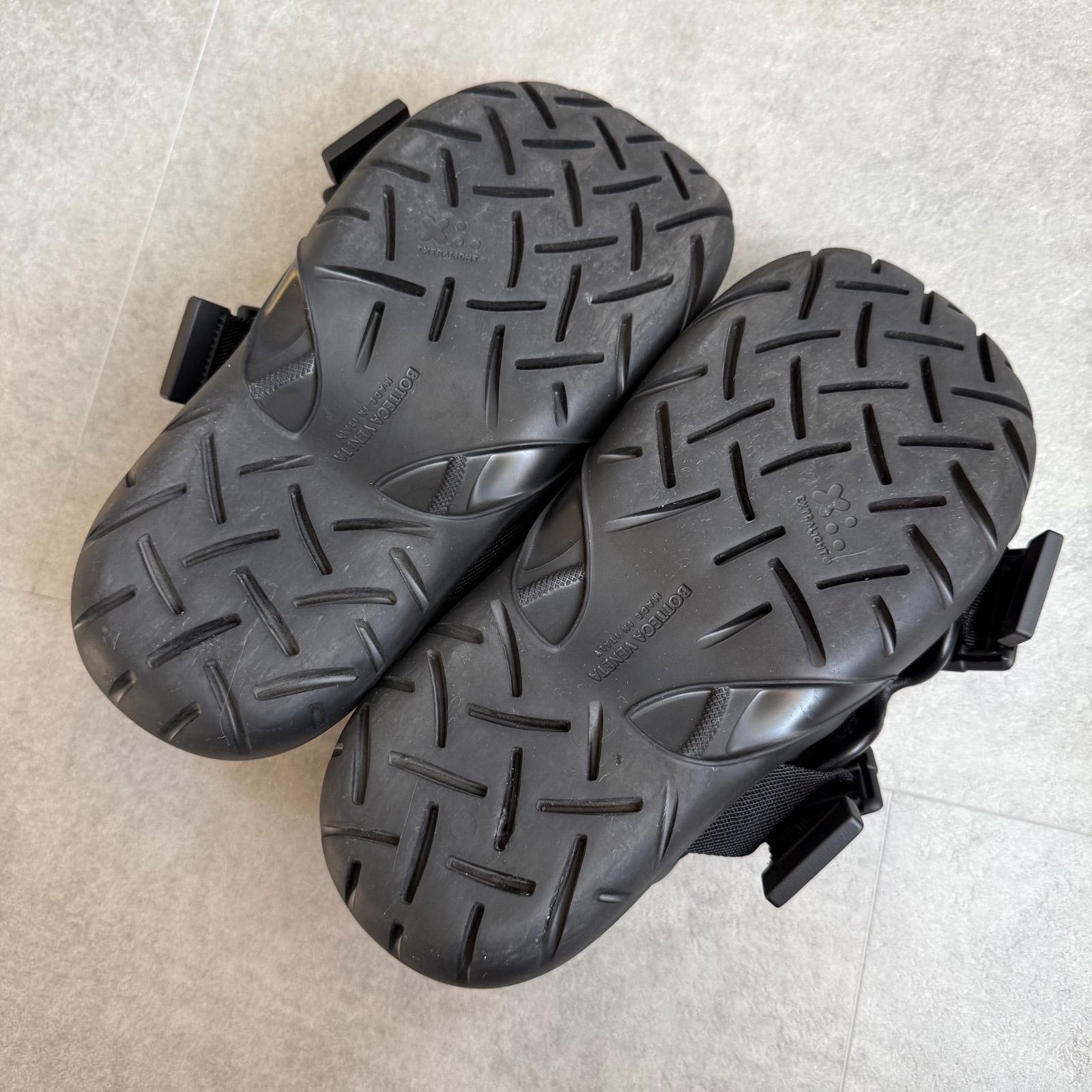 美品 BOTTEGA VENETA ボッテガヴェネタ スナップスライドサンダル 