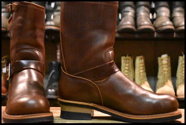 9D 箱付 美品 100周年限定 04年】レッドウィング 8258 エンジニア