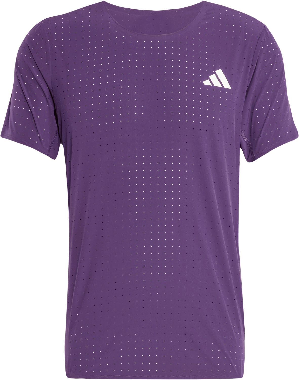 アディダス adidas アディゼロ ランニング半袖 T シャツ  JOM26 JV7171 オーロラプラム