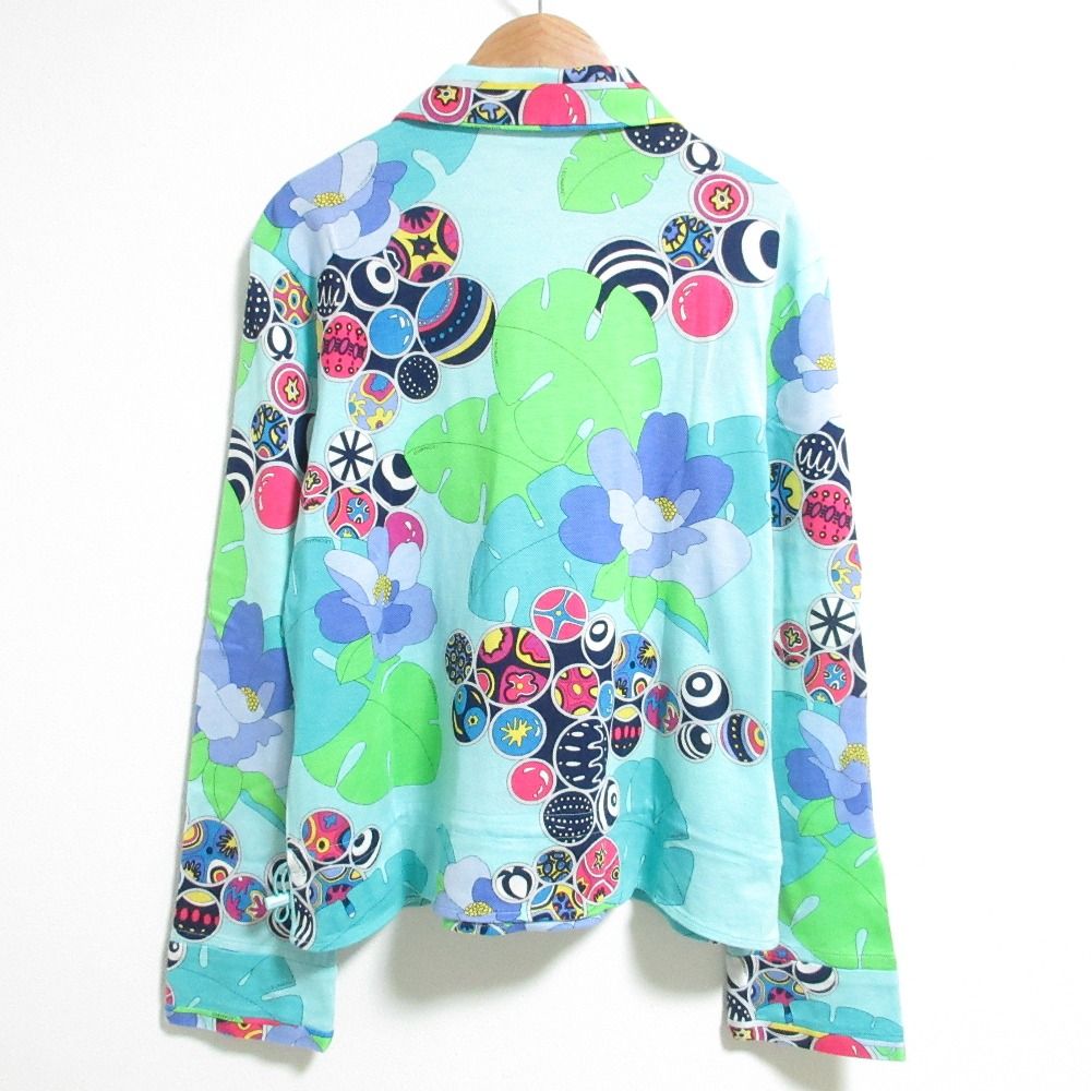 美品 LEONARD SPORT レオナールスポーツ フラワープリント ロング