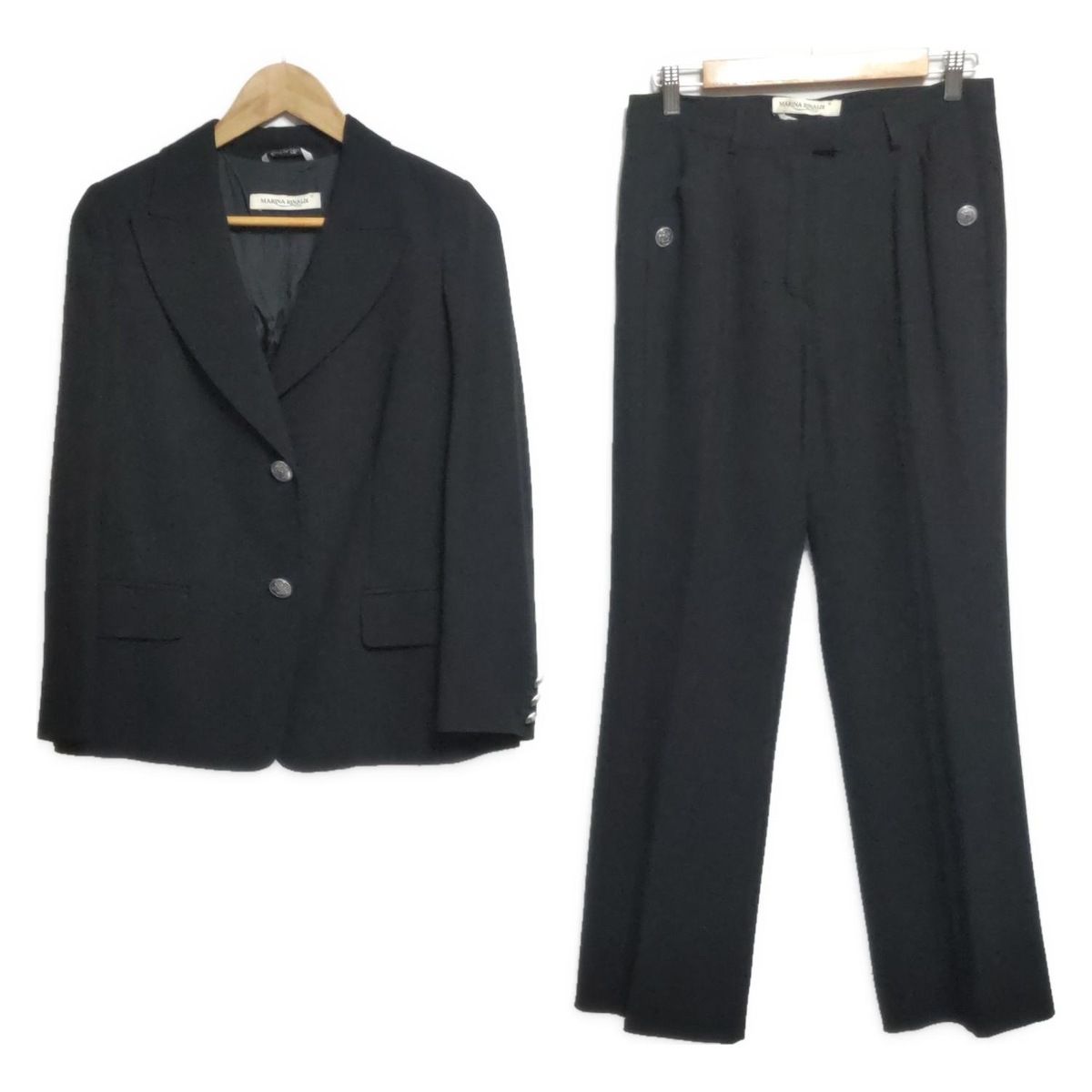 MARINA RINALDI マリナリナルディ レディースパンツスーツ レディース - ダークネイビー 肩パッド