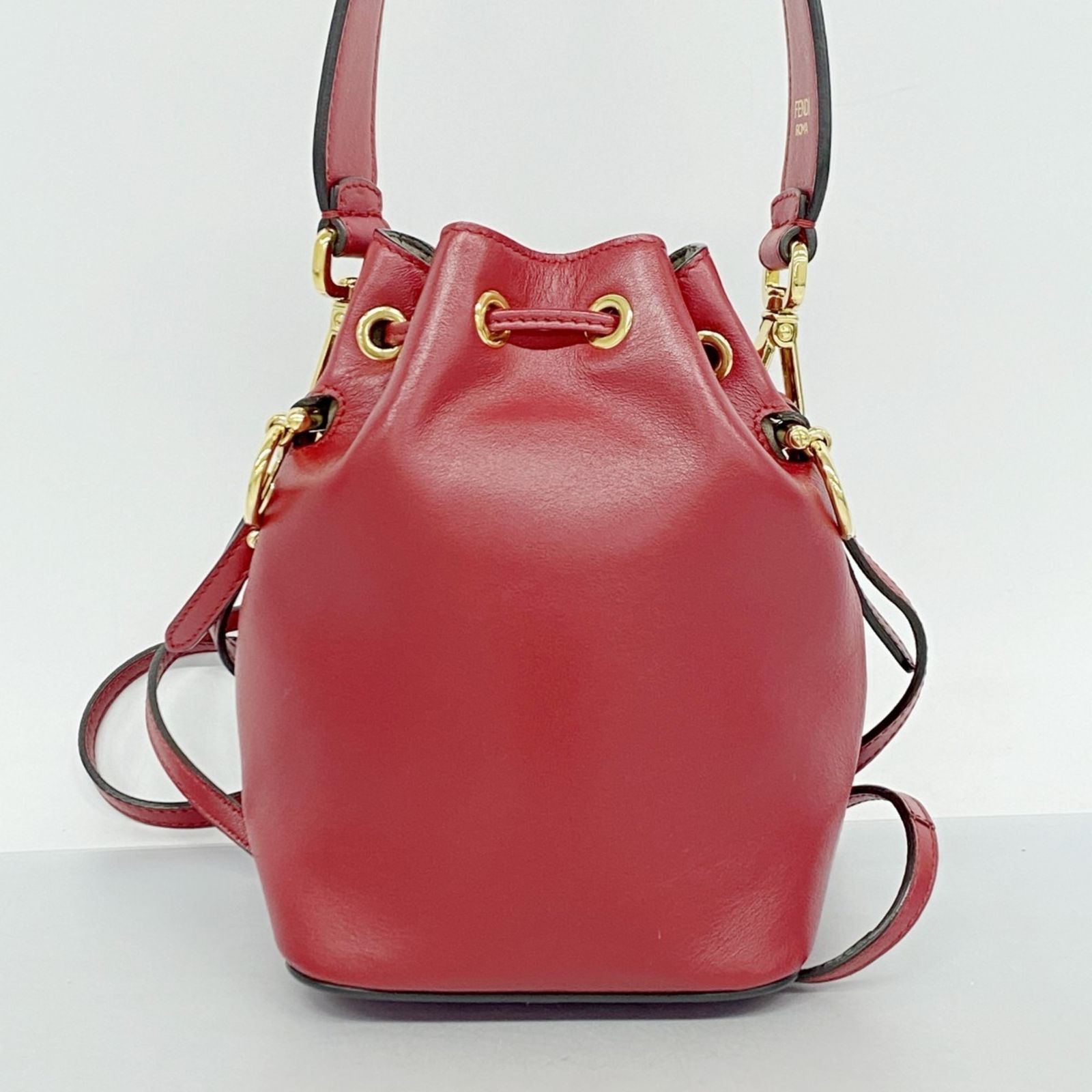 フェンディ(Fendi) フェンディ ハンドバッグ モン トレゾール レザー