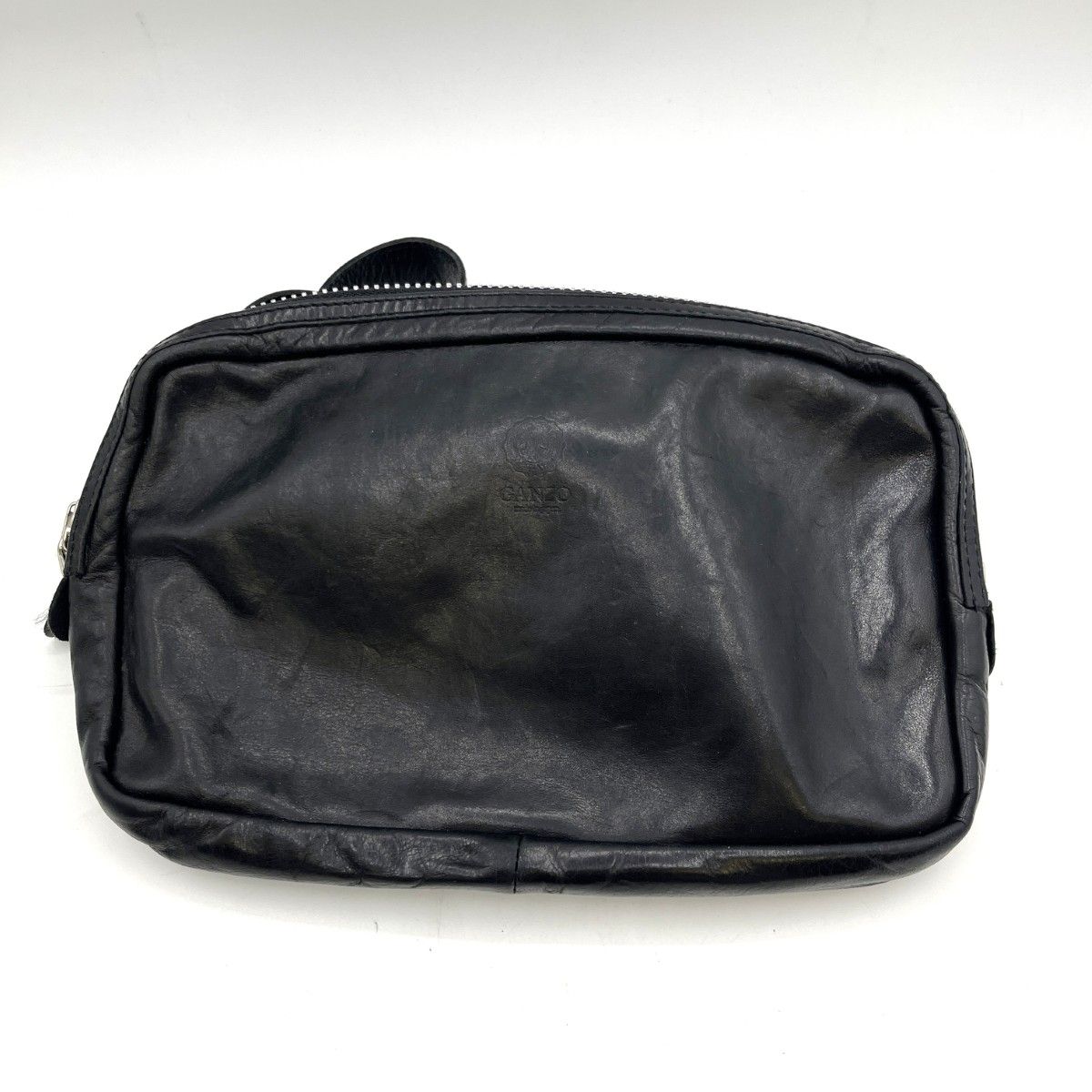 ◎◎GANZO ボディーバッグ サケット4 ホースレザー ブラック - メルカリ