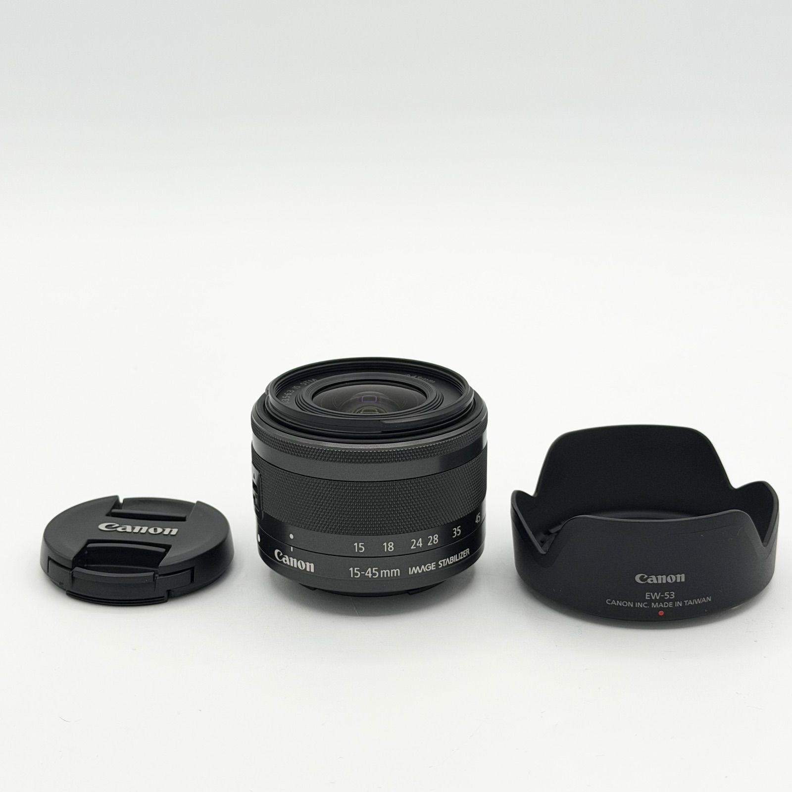 Canon 標準ズームレンズ EF-M15-45mm F3.5-6.3IS STM(グラファイト