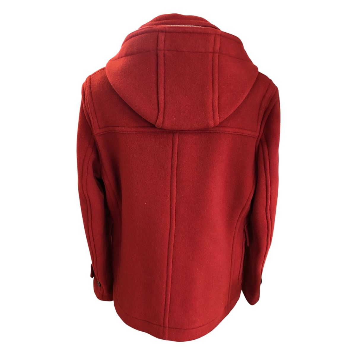 BURBERRY バーバリー ダッフルコート 裏地チェック柄 レッド