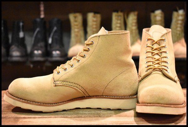 8.5 E 15年 レッドウィング 8167 スエード アイリッシュセッター ホーソーンアビレーン プレーントゥ ブーツ redwing FL 030