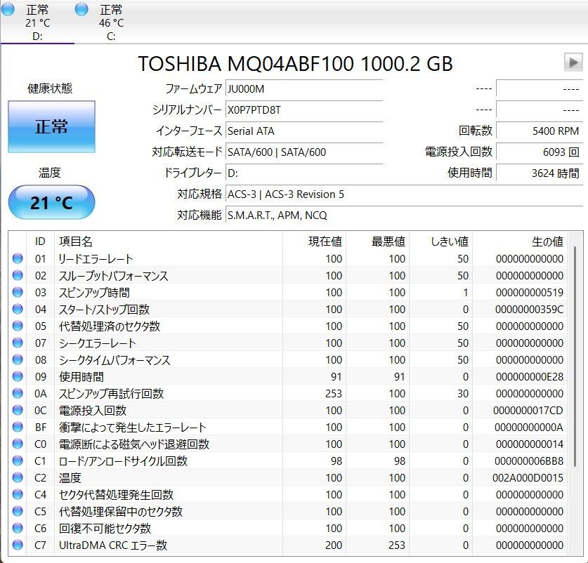 中古ノートPC】東芝〈dynabook C7/P〉Intel Coe i7/SSD512GB+HDD1TB 