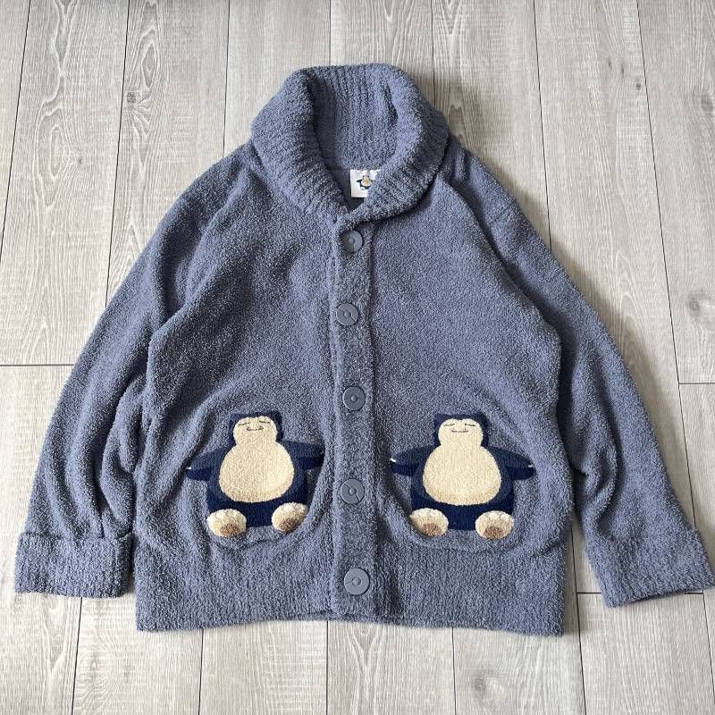 Gelato Pique Pokémon Sleep Snorlax Cardigan S-M Near Mint ジェラートピケ ポケモンスリープ カビゴンカーディガン