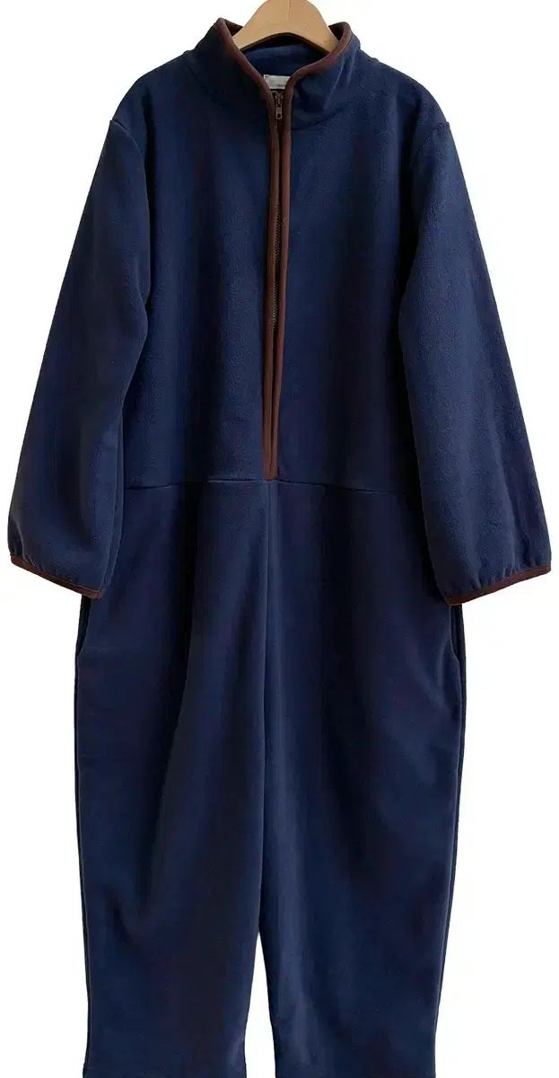 レディース フリース オールインワン ネイビー