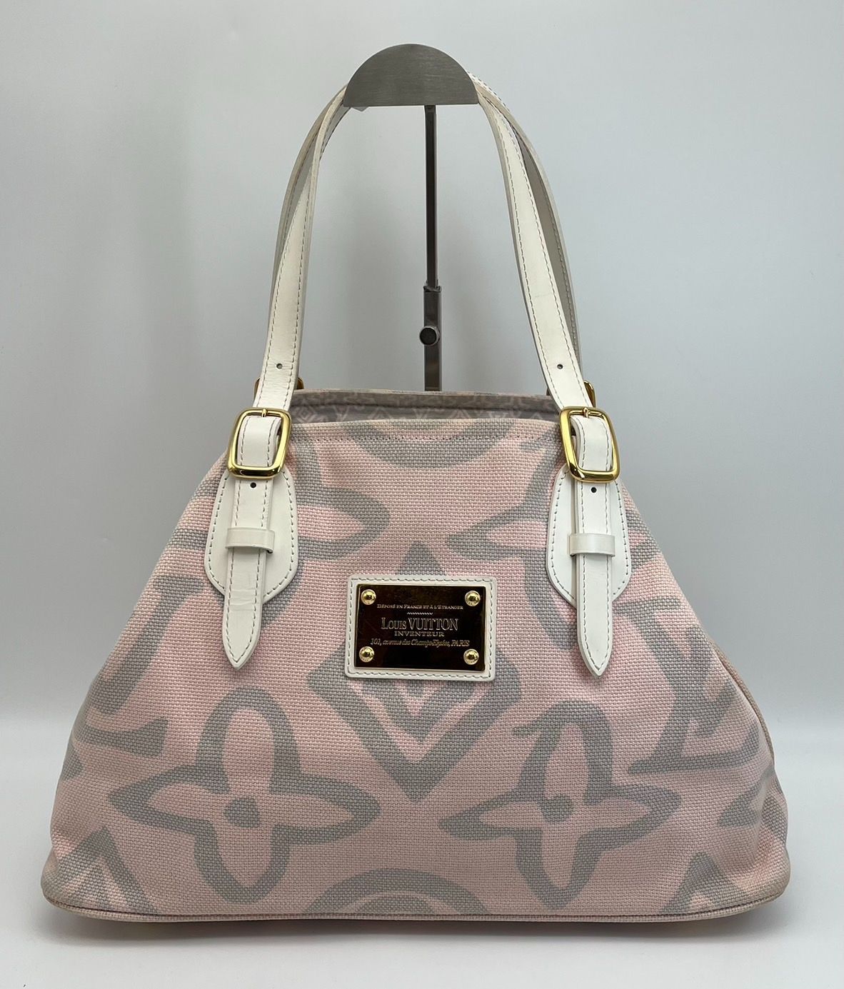 ルイ ヴィトン Louis Vuitton タイシエンヌ PM ショルダーバッグ クルーズライン トートバッグ キャンバス ローズ M 95672