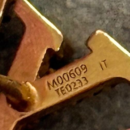  LOUIS VUITTON ルイ ヴィトン ピアス 片耳用 LV アイコニック ストラス ゴールド レディース メンズ M 00609 ピアス(片耳用) アクセサリー