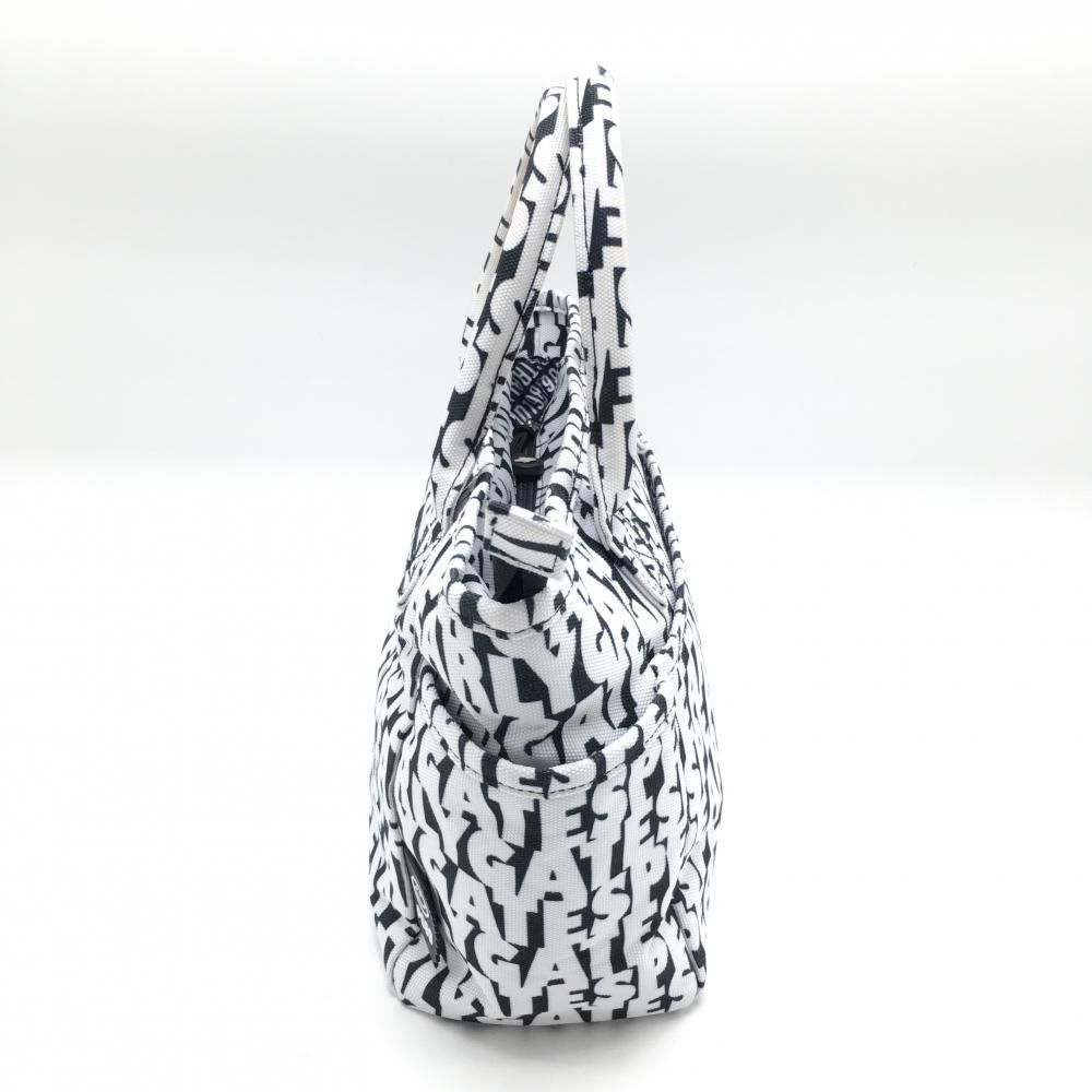 パーリーゲイツ キャディバッグ ホワイト & ネイビー ニコちゃん 国内正規品♫パーリーゲイツ キャディバッグ ニコちゃん スタンド